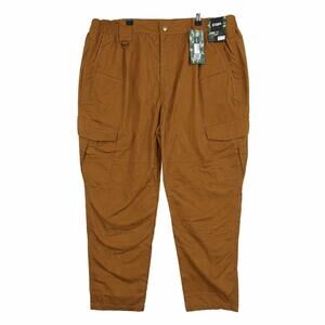 CQR Tactical Cargo Pants Mens 42x32 Brown Ripstop Gorpcore Hiking Belted NWT